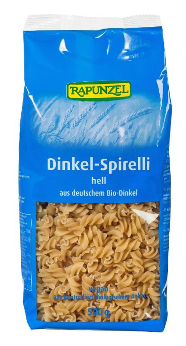Produktfoto zu Dinkel-Spirelli hell 500g Rapunzel