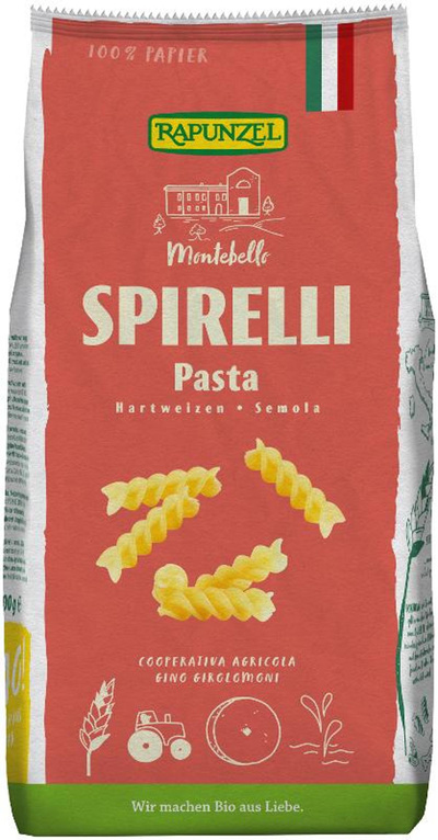 Produktfoto zu Spirelli semola 500g Rapunzel