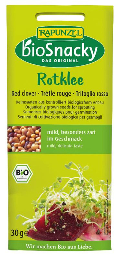 Produktfoto zu Keimsaat Rotklee 30g bioSnacky Rapunzel