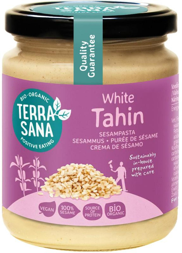 Produktfoto zu Tahin weiß (Sesammus) 250g Terrasana