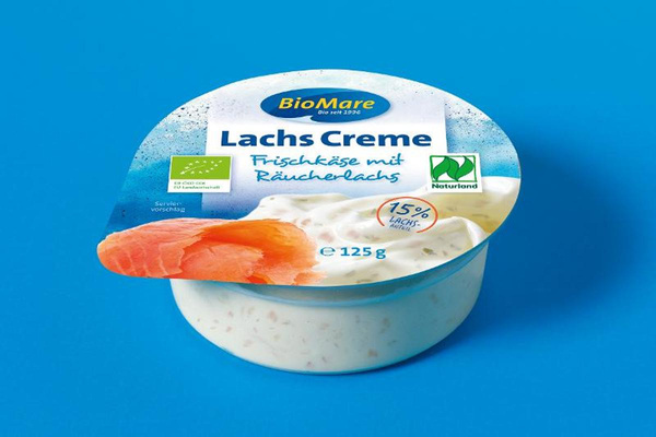 Produktfoto zu VPE Frischcreme Lachs 6x125g BioMare