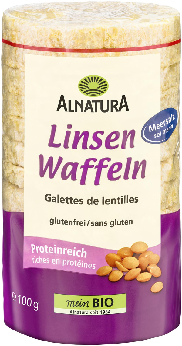 Produktfoto zu Linsenwaffeln 100g Alnatura