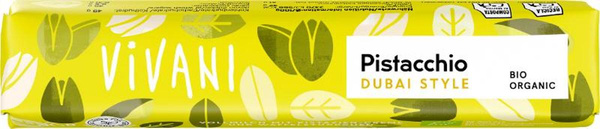 Produktfoto zu Pistacchio Riegel 40g Vivani