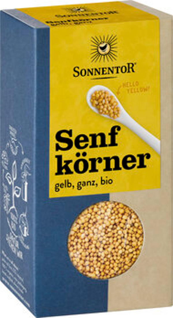 Produktfoto zu Senfkörner gelb ganz 120g Sonnentor