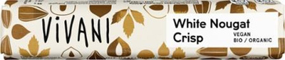 Produktfoto zu Schokoriegel White Nougat Crisp 35 g Vivani