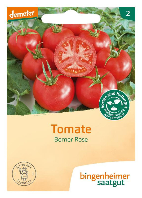 Produktfoto zu Saatgut Tomate "Berner Rose" 4g Bingenheimer Saatgut
