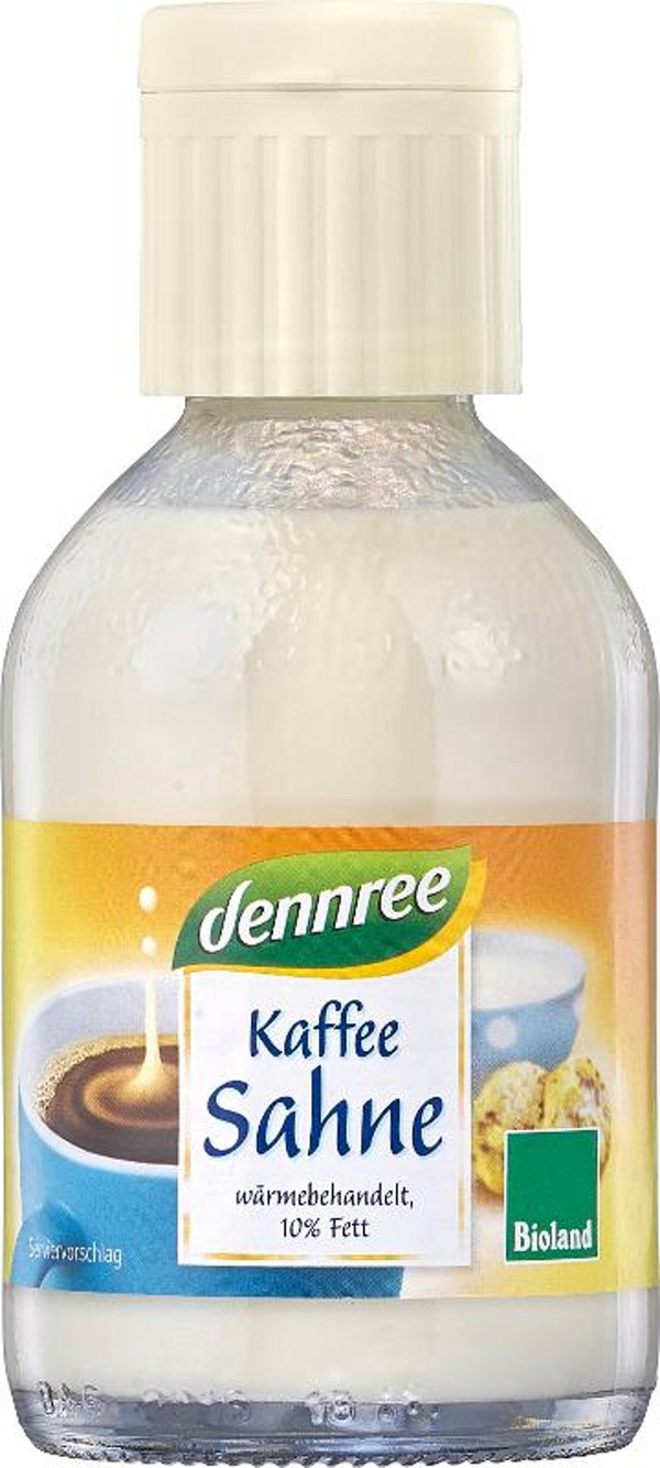 Produktfoto zu VPE Kaffeesahne 10% 18x165g dennree