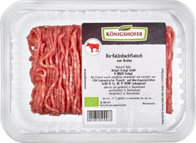 Produktfoto zu Kalbshackfleisch 250g Königshofer