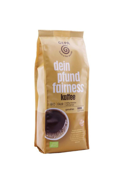 Produktfoto zu Faires Pfund Kaffee gemahlen 500g GEPA