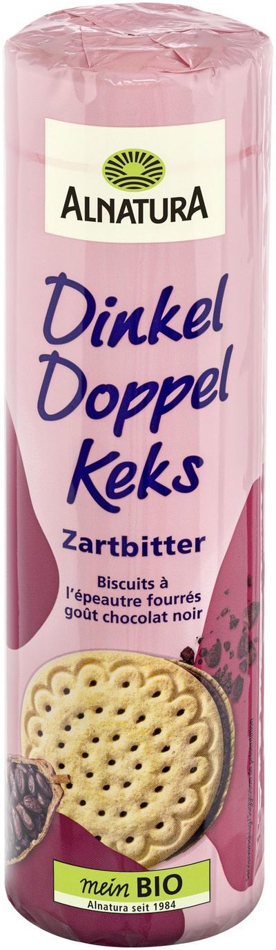 Produktfoto zu Dinkel Doppelkeks Zartitter 330g Alnatura