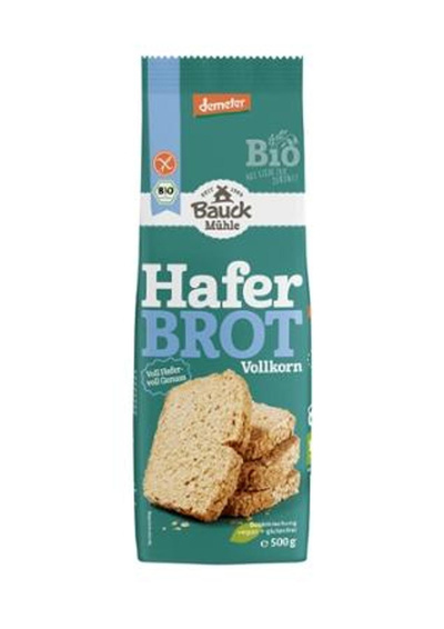 Produktfoto zu Haferbrot Backmischung glutenfrei 500g Bauckhof