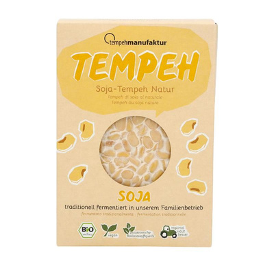 Produktfoto zu Tempeh Soja Natur 200g tempehmanufaktur