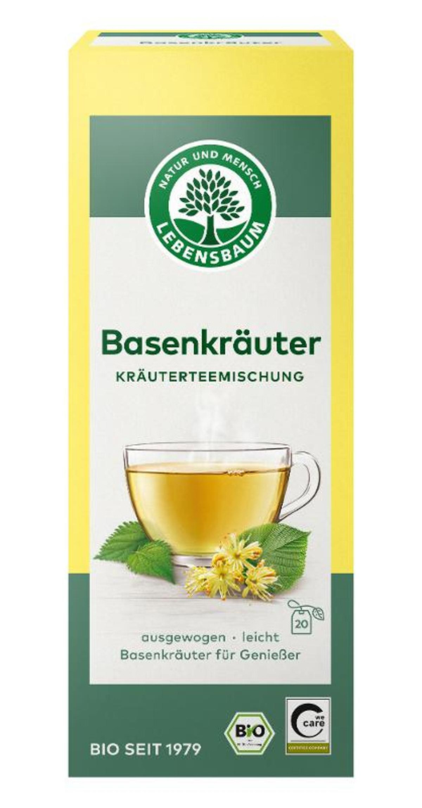 Produktfoto zu Kräutertee Basenkräuter 20×1,5g  Lebensbaum