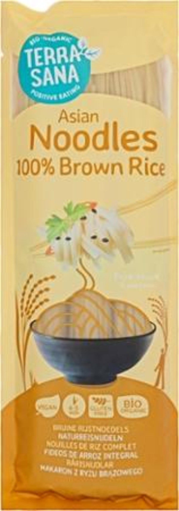 Produktfoto zu Naturreisnudeln 100% 250g Terra Sana