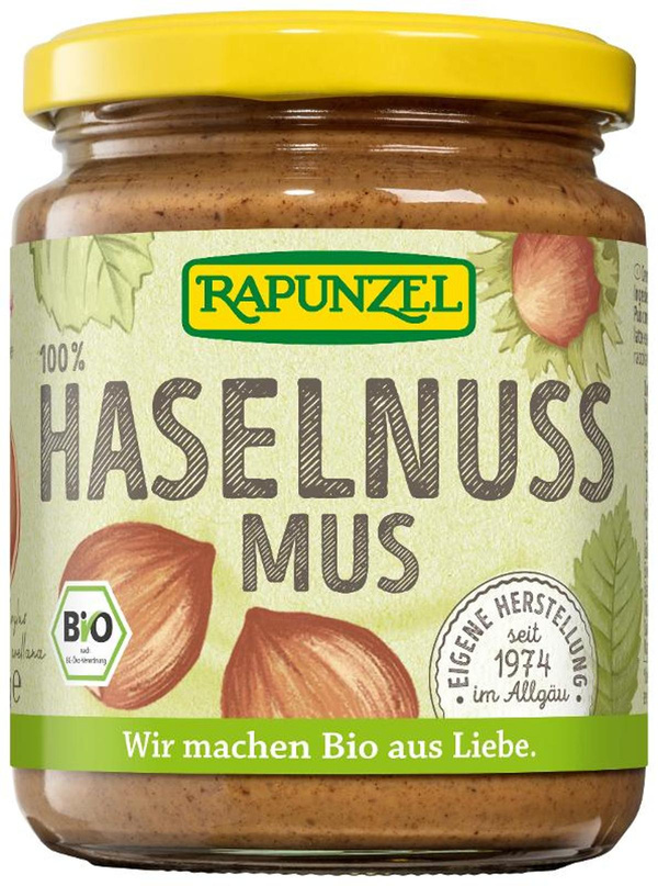 Produktfoto zu VPE Haselnussmus 6x250g Rapunzel