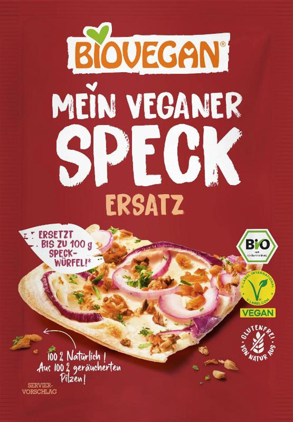 Produktfoto zu VPE Veganer Speck Ersatz 10g Biovegan