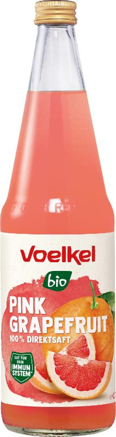 Produktfoto zu Pink Grapefruitsaft 0,7l Voelkel