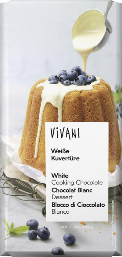 Produktfoto zu Weiße Kuvertüre 150g VIV