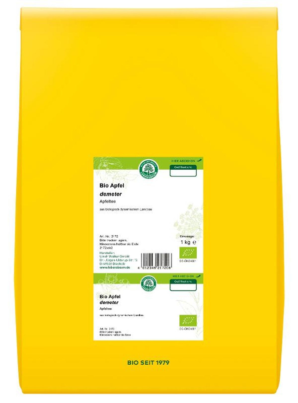 Produktfoto zu Apfeltee lose, 1kg Lebensbaum