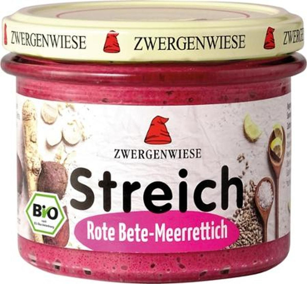 Produktfoto zu VPE Streich Rote Bete-Meerettich 6x180g  Zwergenwiese