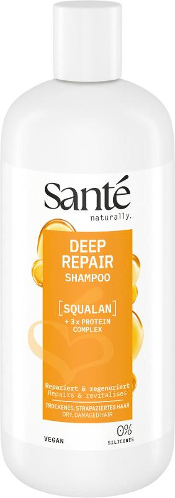 Produktfoto zu Deep Repair Shampoo Squalan 500ml Sante