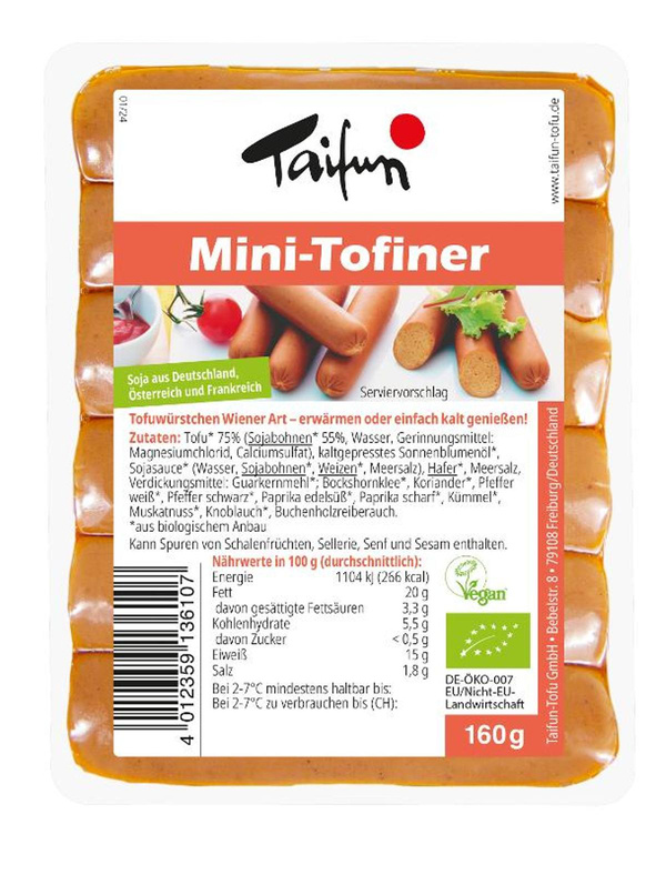 Produktfoto zu Mini Tofiner 160g Taifun