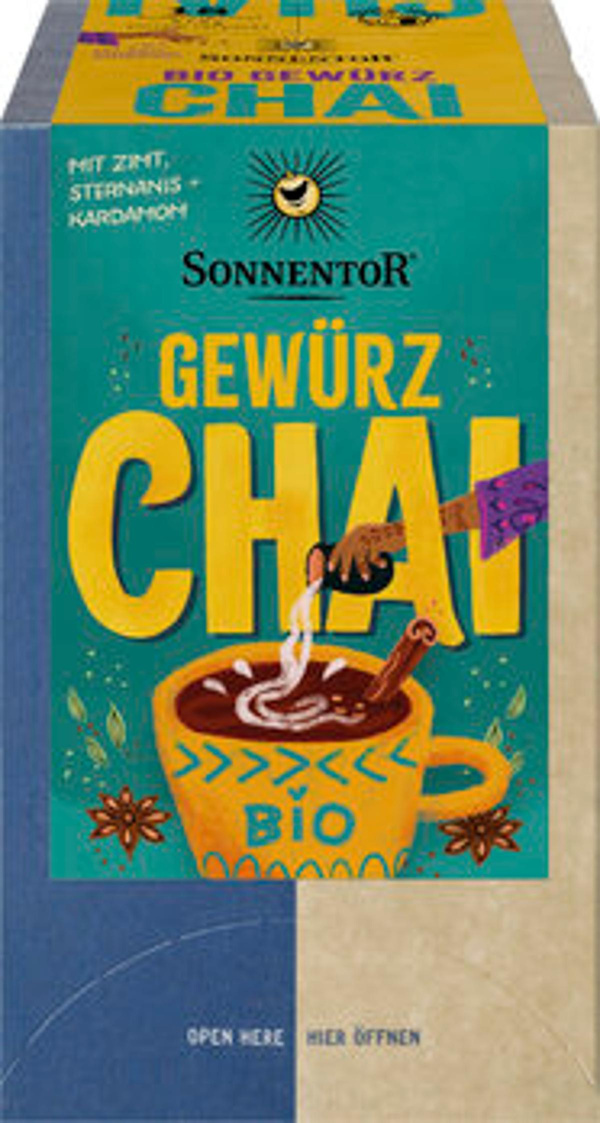 Produktfoto zu Gewürz Chai 18 TB Sonnentor