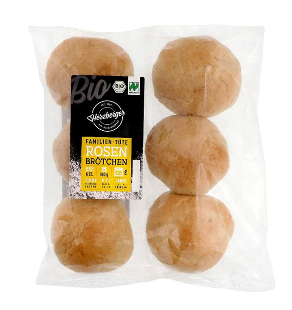 Produktfoto zu VPE Rosenbrötchen 4x 450g (6 Stück) herzberger