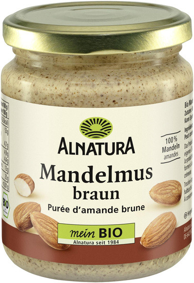 Produktfoto zu Mandelmus braun 250g Alnatura