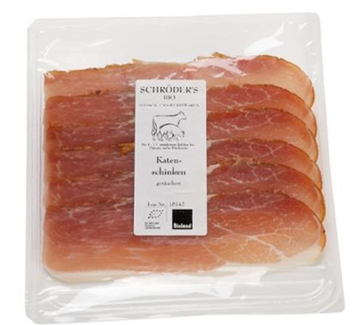 Produktfoto zu Katenschinken geschnitten 80g Schröder`s Bio Fleisch