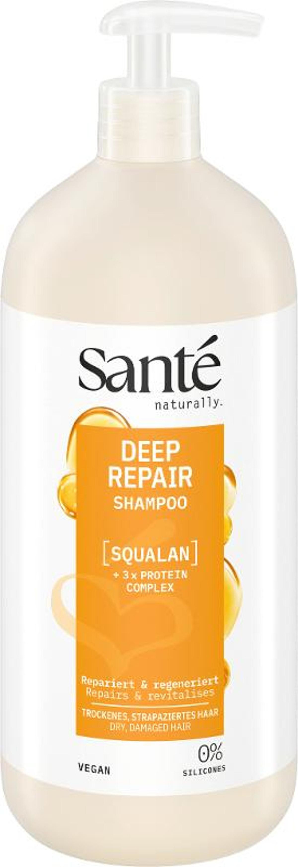 Produktfoto zu Deep Repair Shampoo Squalan 950ml Sante