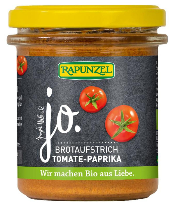 Produktfoto zu VPE Brotaufstrich Tomate-Paprika 6x140g Rapunzel
