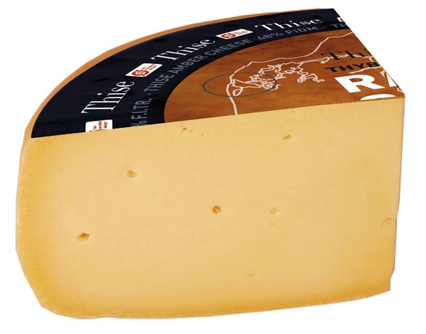 Produktfoto zu Bernsteinkäse 48% Thise Mejeri