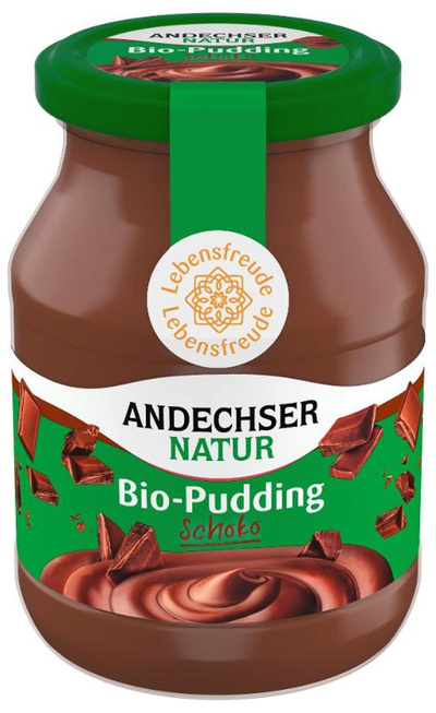 Produktfoto zu VPE Schoko Pudding 6x500g Andechser Natur