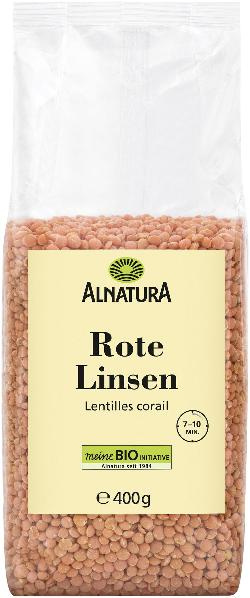Produktfoto zu Rote Linsen 400g Alnatura
