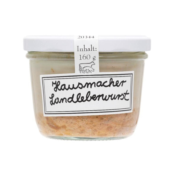 Produktfoto zu Hausmacher Leberwurst im Glas 180g Schröder´s