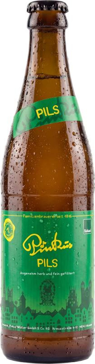 Produktfoto zu VPE Bier Pils feinherb 8x0,5 l Pinkus