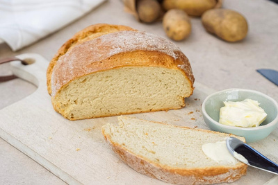 Produktfoto zu Rezept der Woche "Kartoffelbrot"