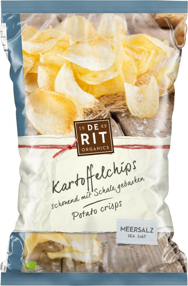 Produktfoto zu VPE Kartoffelchips Meersalz 10x125g DeRit