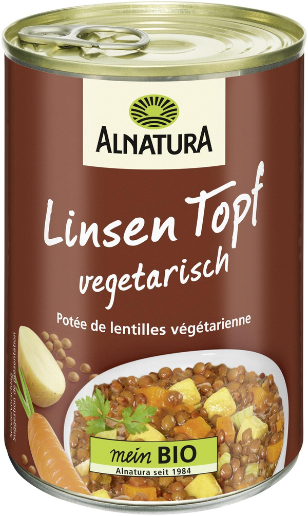 Produktfoto zu Linseneintopf 400g Alnatura