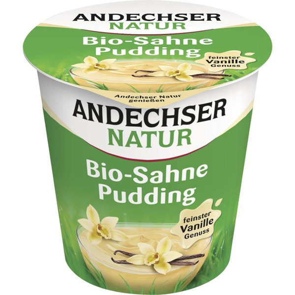Produktfoto zu VPE Sahnepudding Vanille 10x150g Andechser