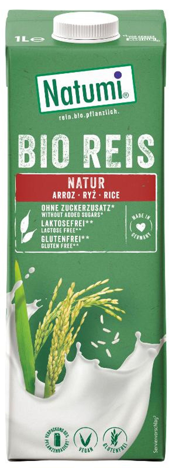 Produktfoto zu VPE Reisdrink natur 8x1 l Natumi