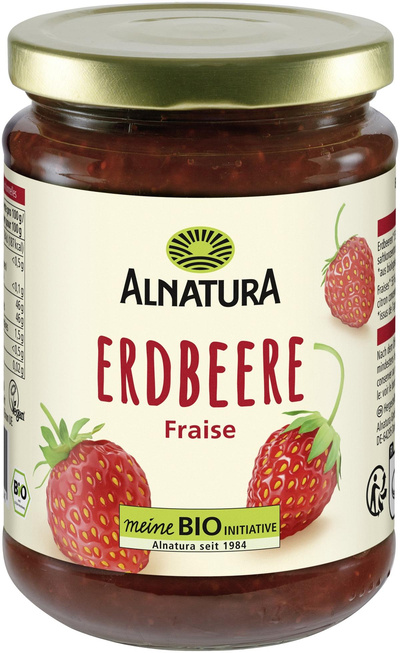 Produktfoto zu Fruchtaufstrich Erdbeere 420g ALN