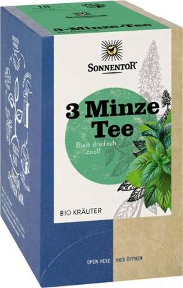 Produktfoto zu 3 Minze Tee 21,6g Sonnentor