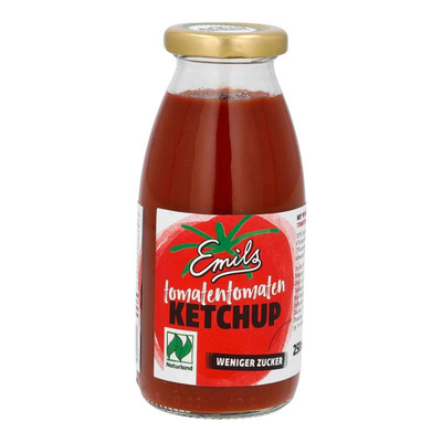 Produktfoto zu Tomatentomaten Ketchup 250 ml Emils Bio-Manufaktur