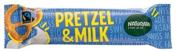 Produktfoto zu Pretzel & Milk Schokoriegel 33g Naturata
