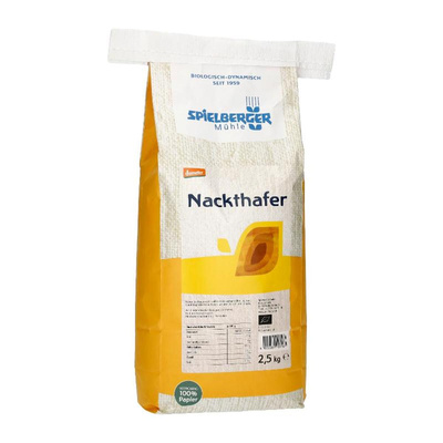 Produktfoto zu Nackthafer Demeter 2,5 kg Spielberger