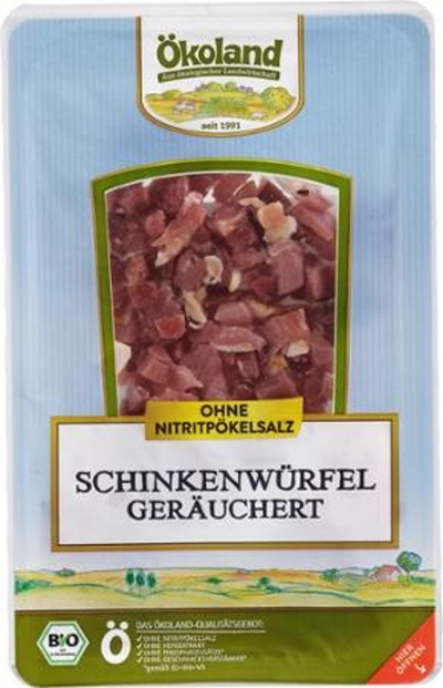 Produktfoto zu Schinkenwürfel 80g Ökoland