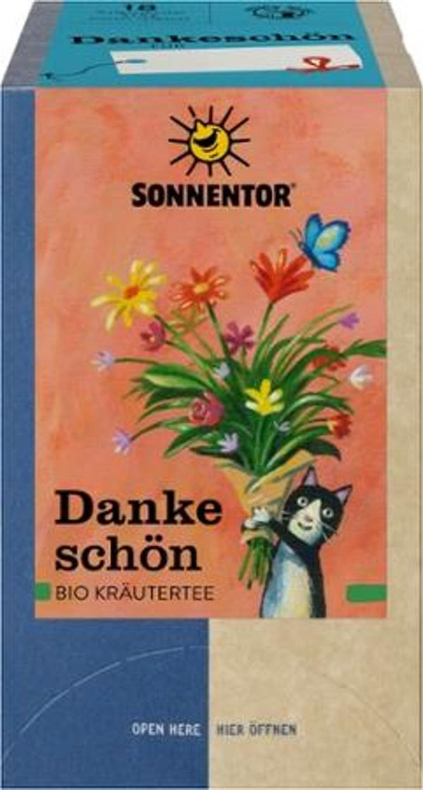 Produktfoto zu Kräutertee Dankeschön Tee 18x1,5g Sonnentor