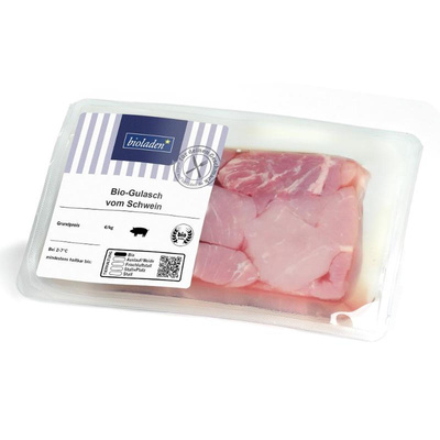 Produktfoto zu Gulasch vom Schwein ca. 400g bioladen